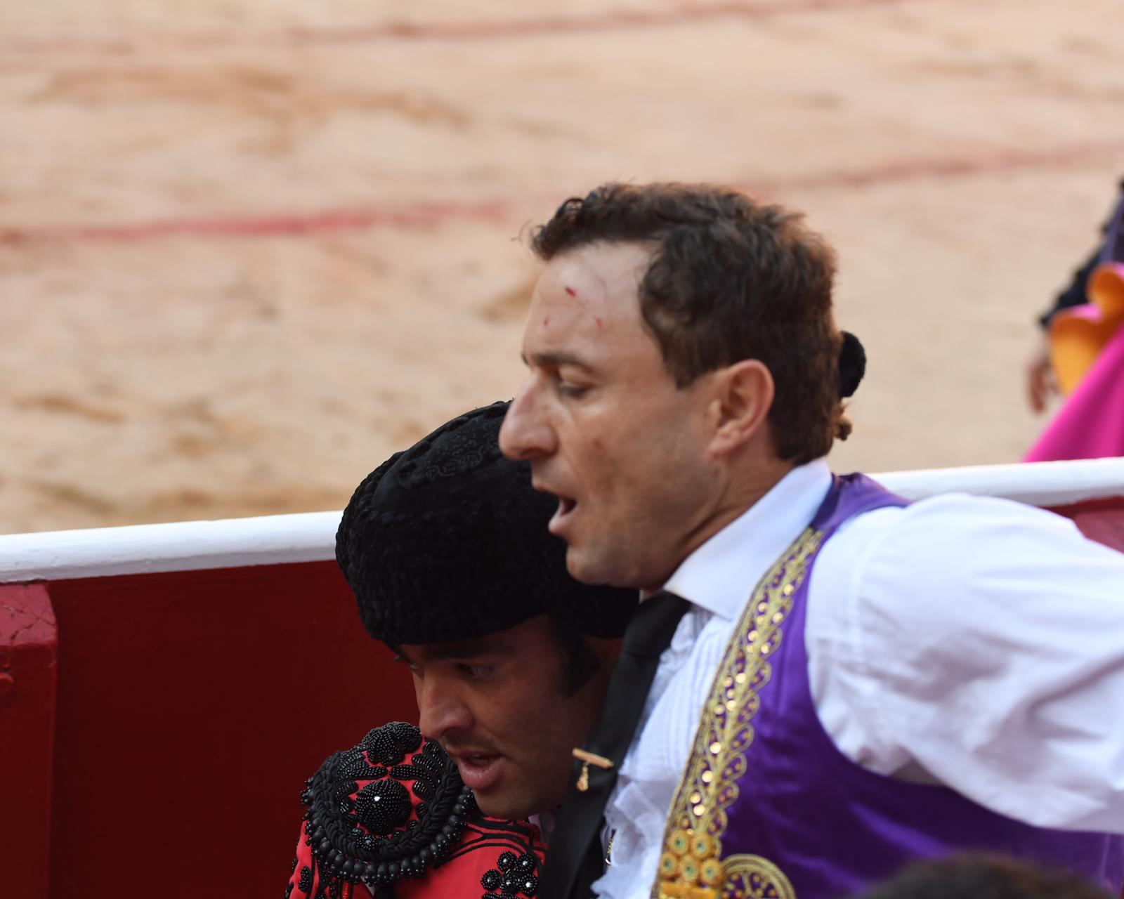 Cogida de Rafaelillo en Pamplona