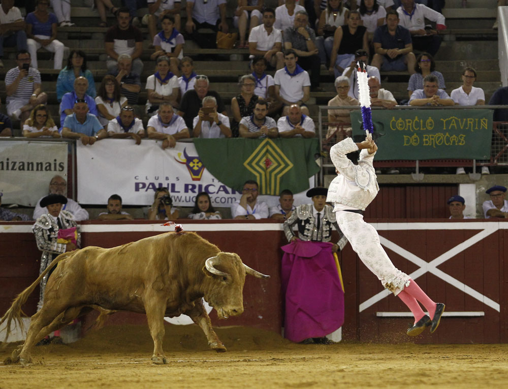 Mont de Marsan, sábado 20 de julio de 2019. Novillada nocturna