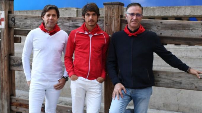 Sebastián Castella, espectador de lujo en el encierro