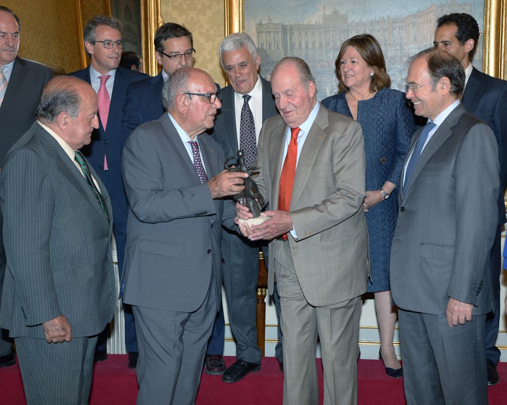 El rey Juan Carlos I recibe a la ATP