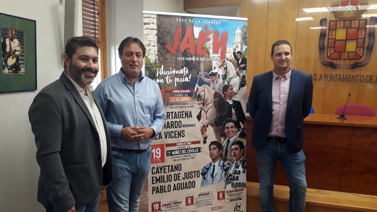 Cayetano, De Justo y Aguado, cartel estrella en Jaén
