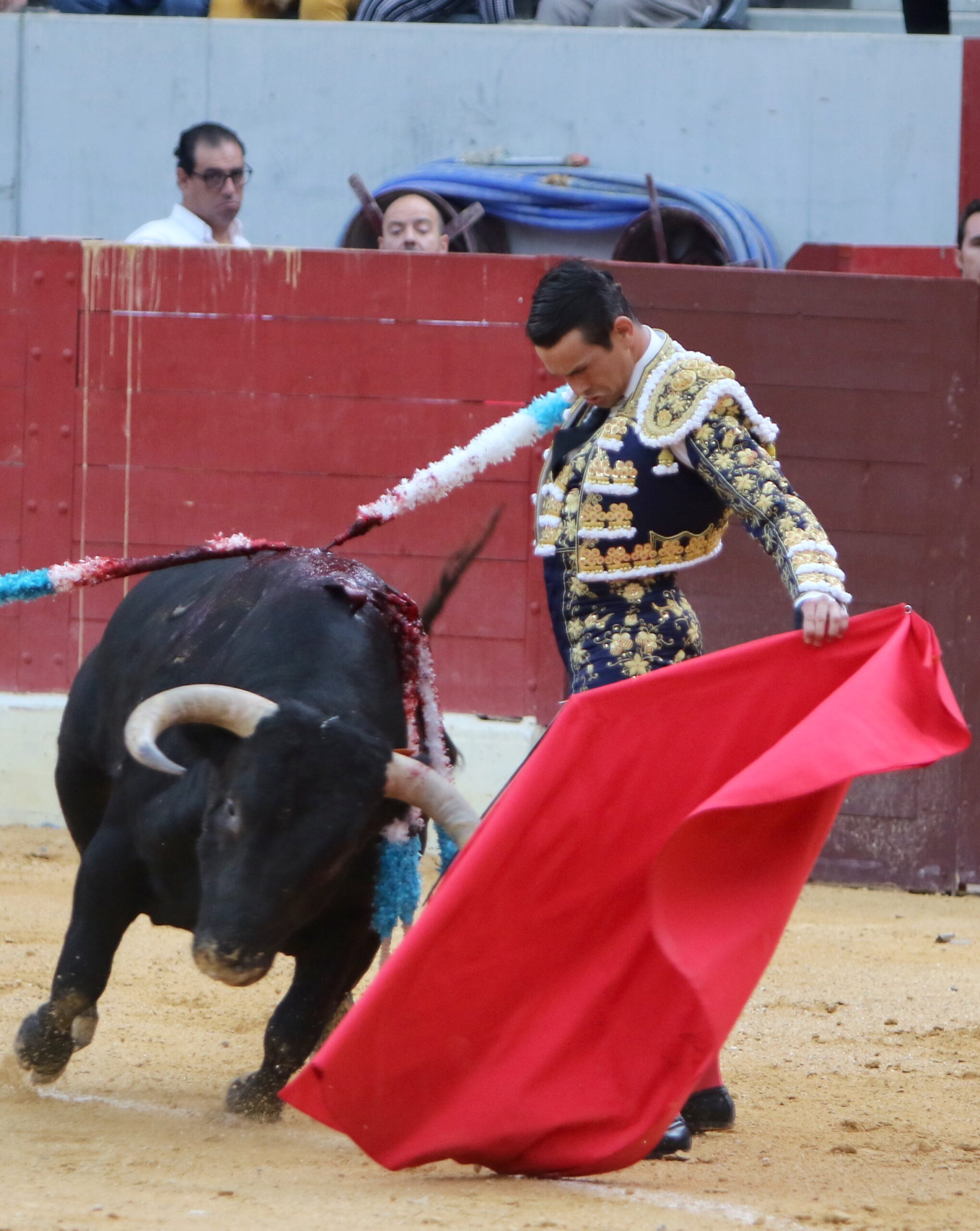 Villena (Alicante), 7 de septiembre de 2019. Toros de Alcurrucén para El Fandi, José María Manzanares y Francisco José Palazón.