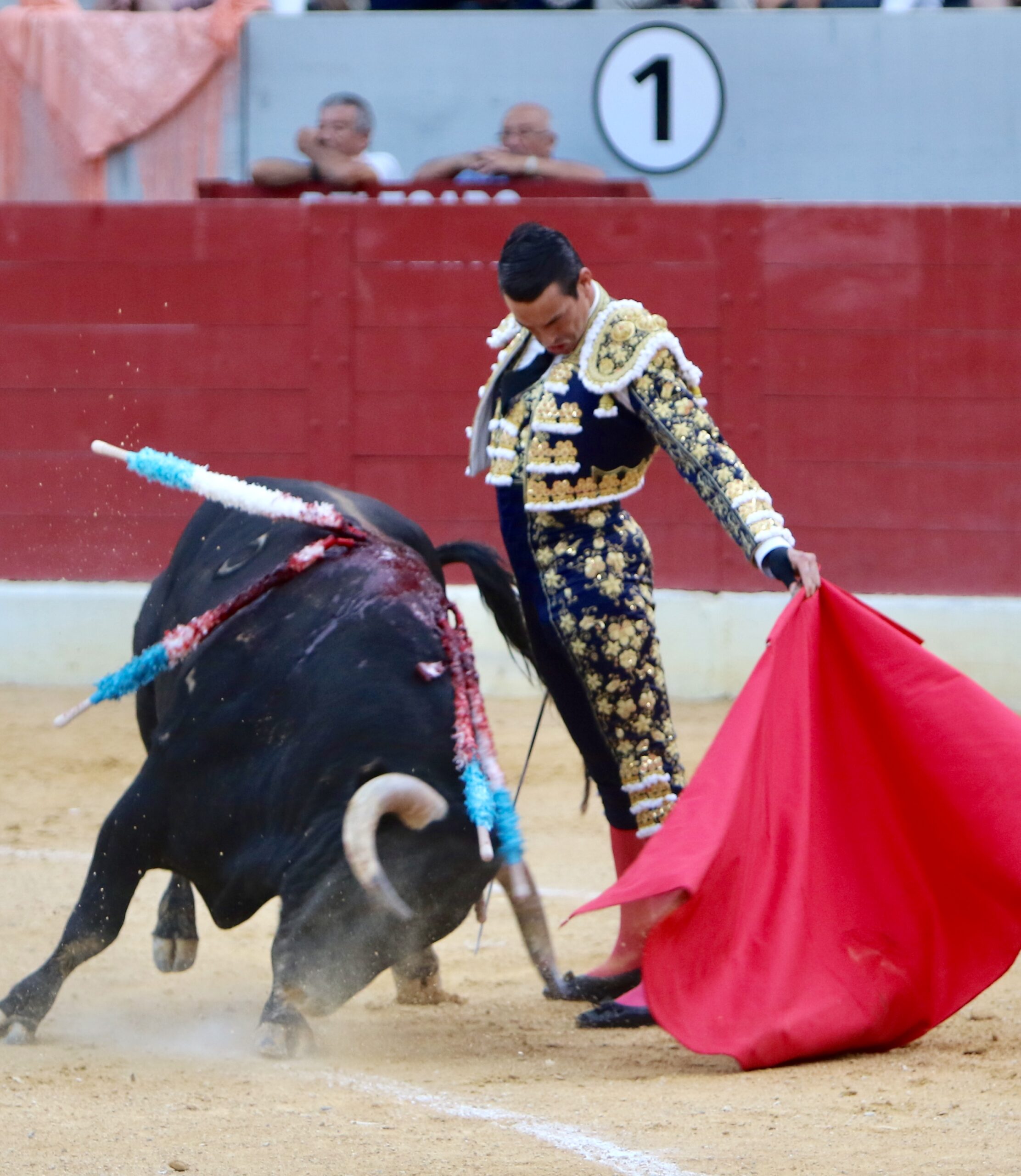 Villena (Alicante), 7 de septiembre de 2019. Toros de Alcurrucén para El Fandi, José María Manzanares y Francisco José Palazón.