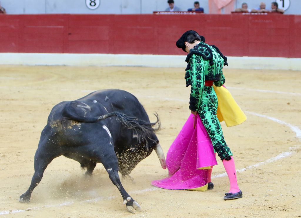 Villena (Alicante), 7 de septiembre de 2019. Toros de Alcurrucén para El Fandi, José María Manzanares y Francisco José Palazón.