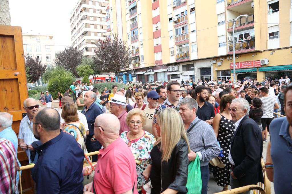 Villena (Alicante), 7 de septiembre de 2019. Toros de Alcurrucén para El Fandi, José María Manzanares y Francisco José Palazón.