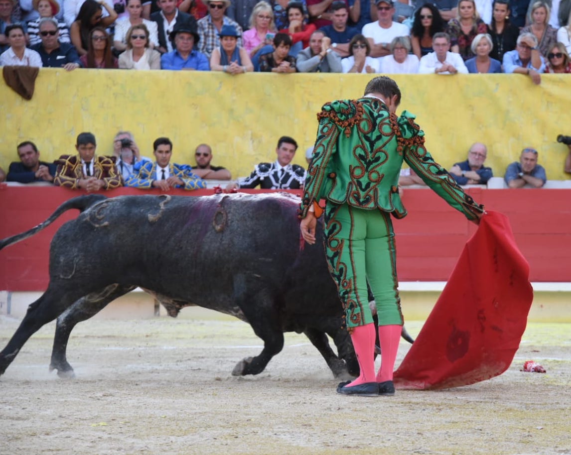 Arles (Francia), 7 de septiembre. Toros de distintas ganaderías para Enrique Ponce y Juan Bautista