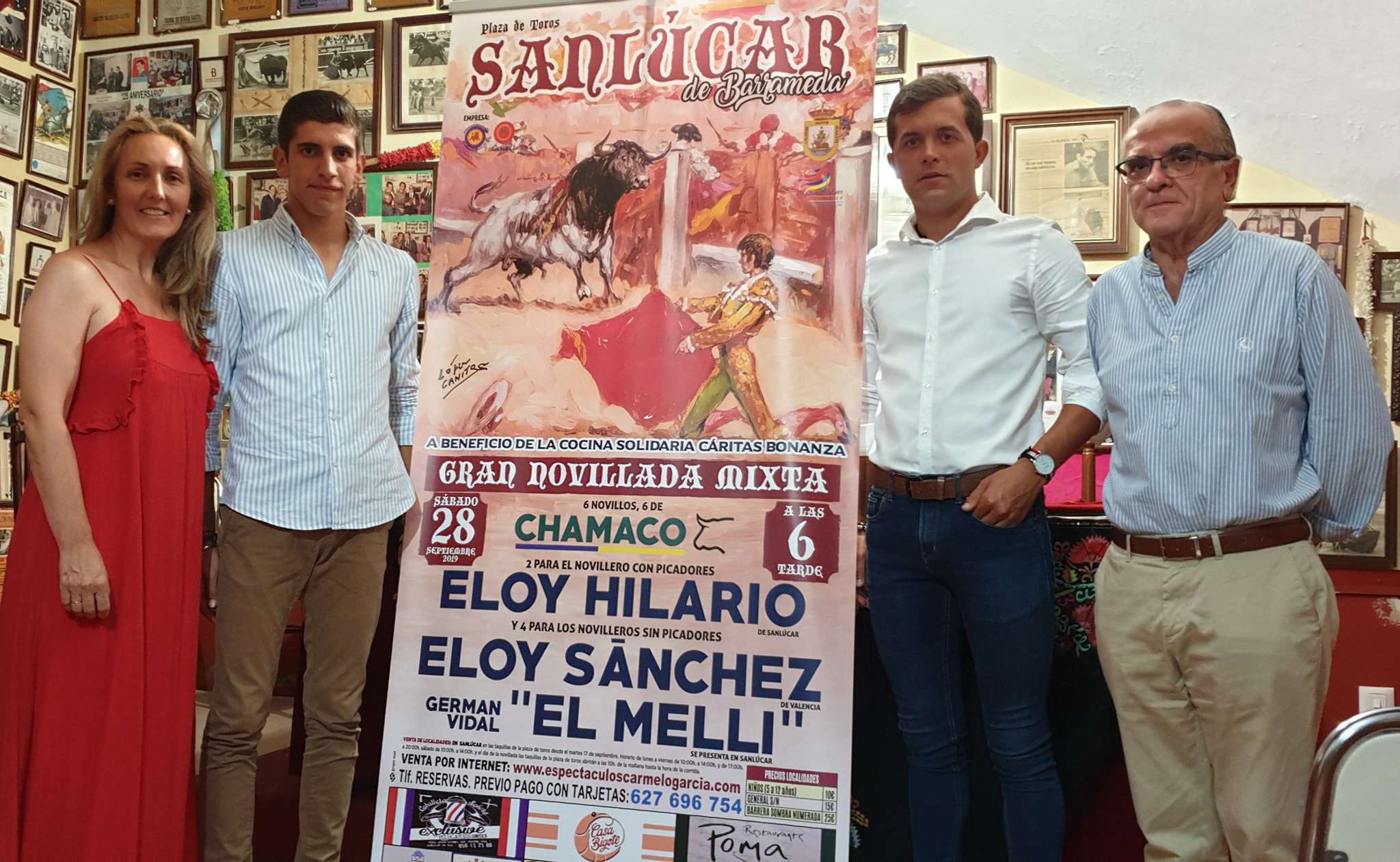 Novillada mixta benéfica en Sanlúcar de Barrameda