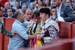 Cogida de El Juli en Sevilla. 29 de septiembre de 2019