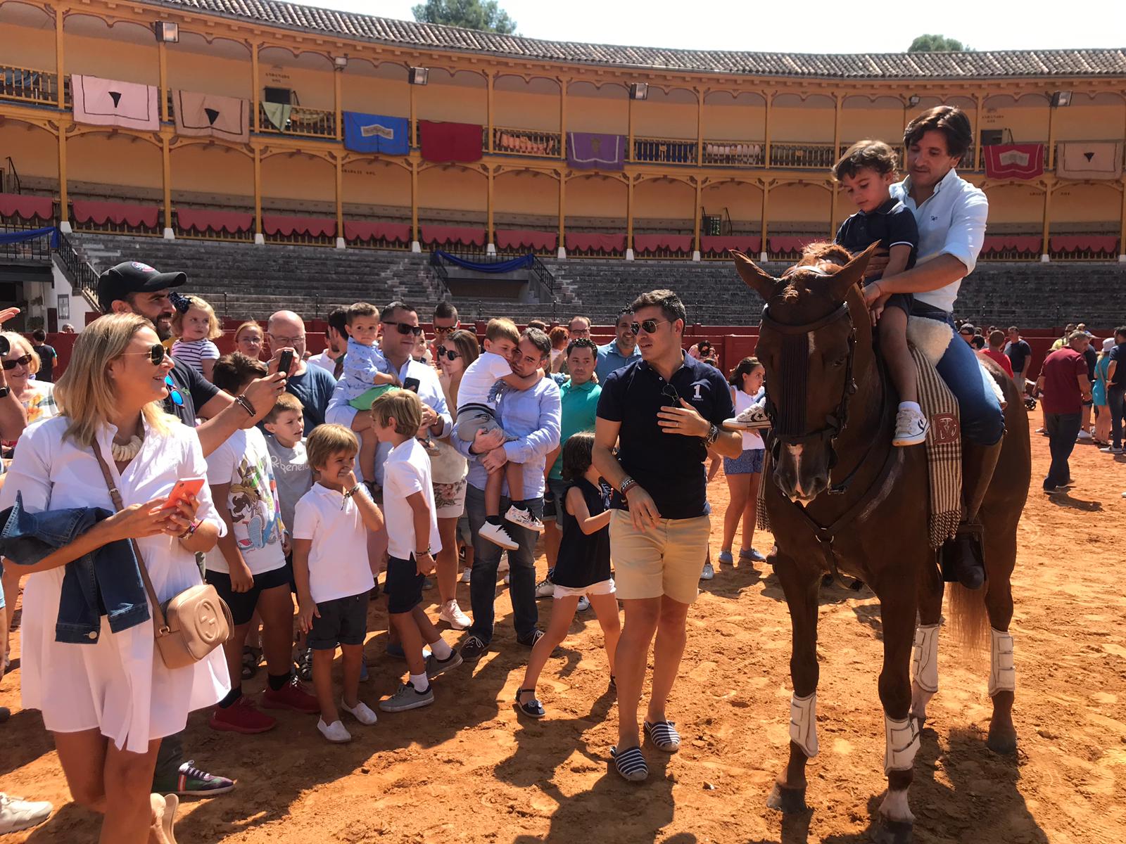 Taller de rejoneo en Aranjuez con Ventura, Rui Fernandes y Andy Cartagena