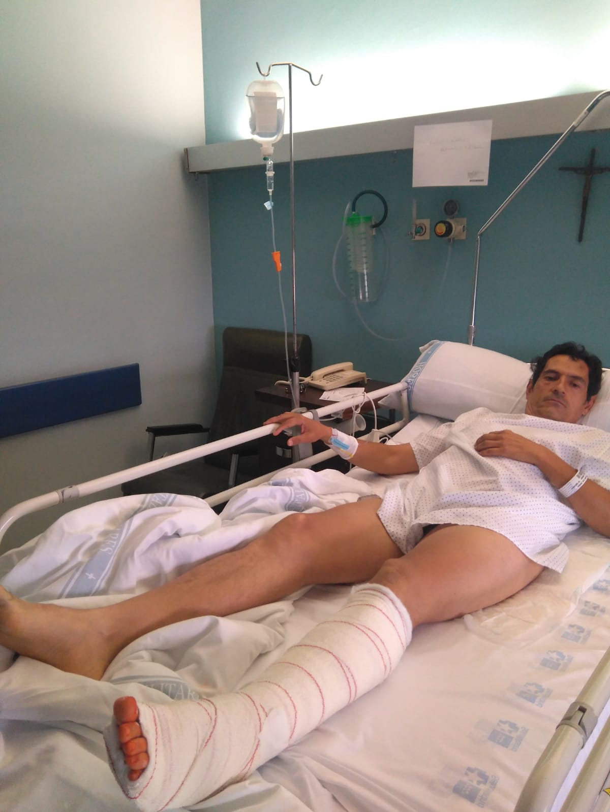 Chapurra, operado de una rotura del tendón de Aquiles