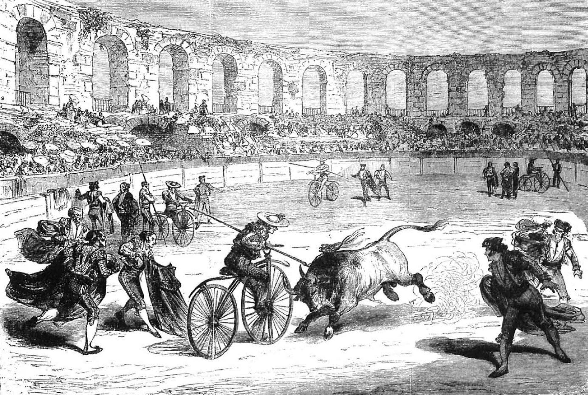 El día que en Nimes se picó ¡en bicicleta!