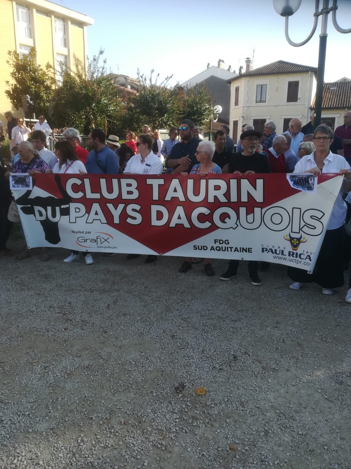 Manifestación Dax. Domingo 13 de octubre de 2019