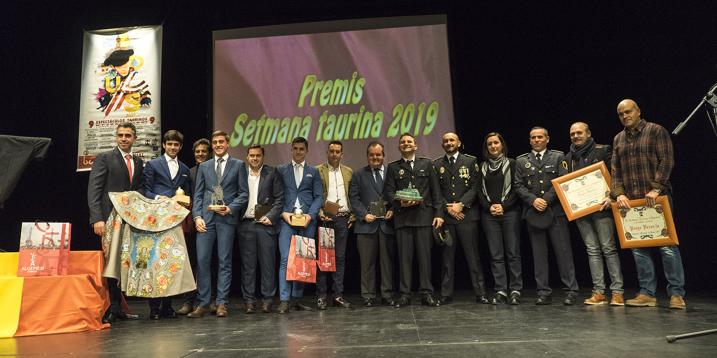 Entrega de premios Semana de Toros 2019. Algemesí, 22 de noviembre de 2019
