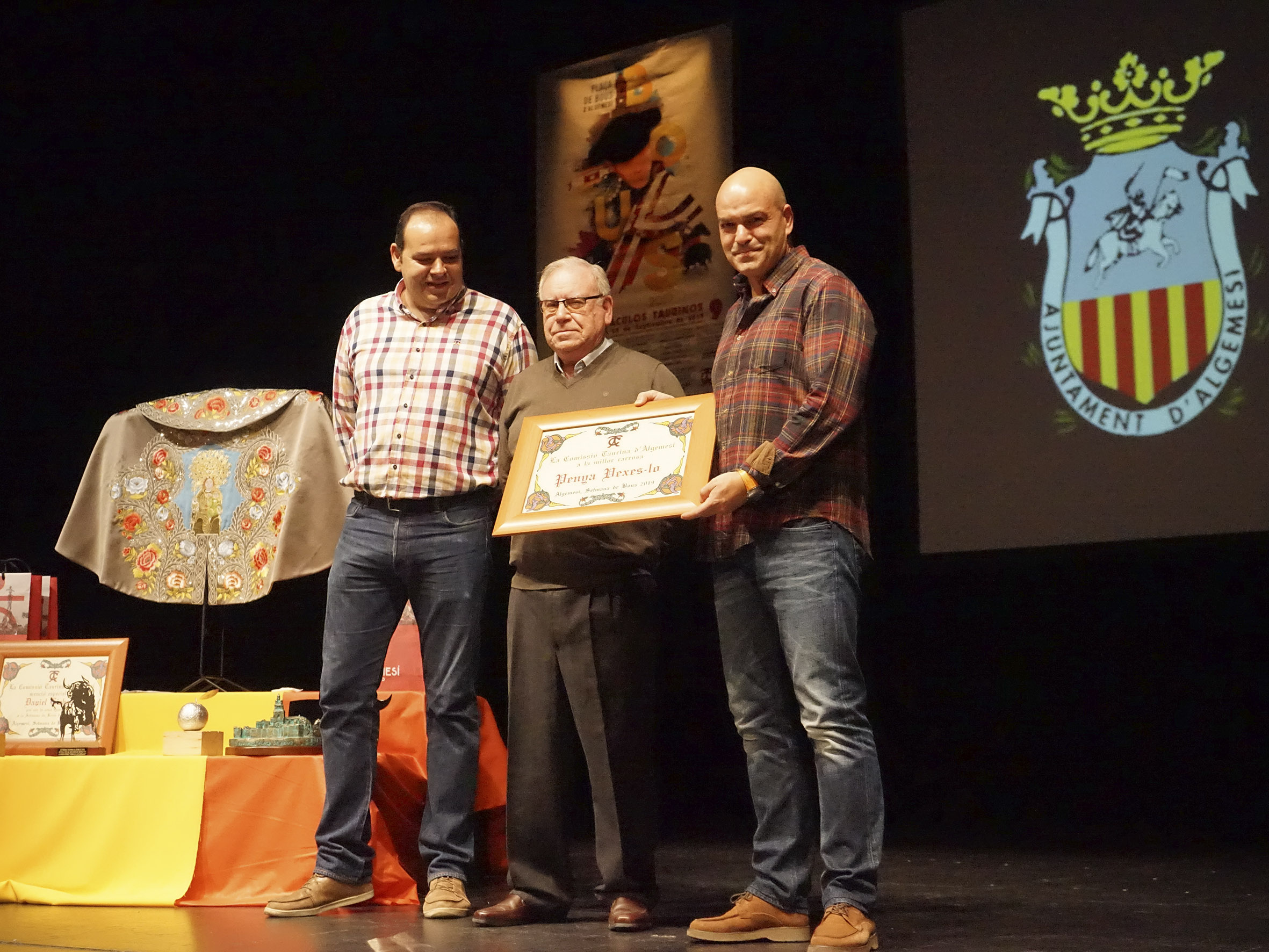 Entrega de premios Semana de Toros 2019. Algemesí, 22 de noviembre de 2019