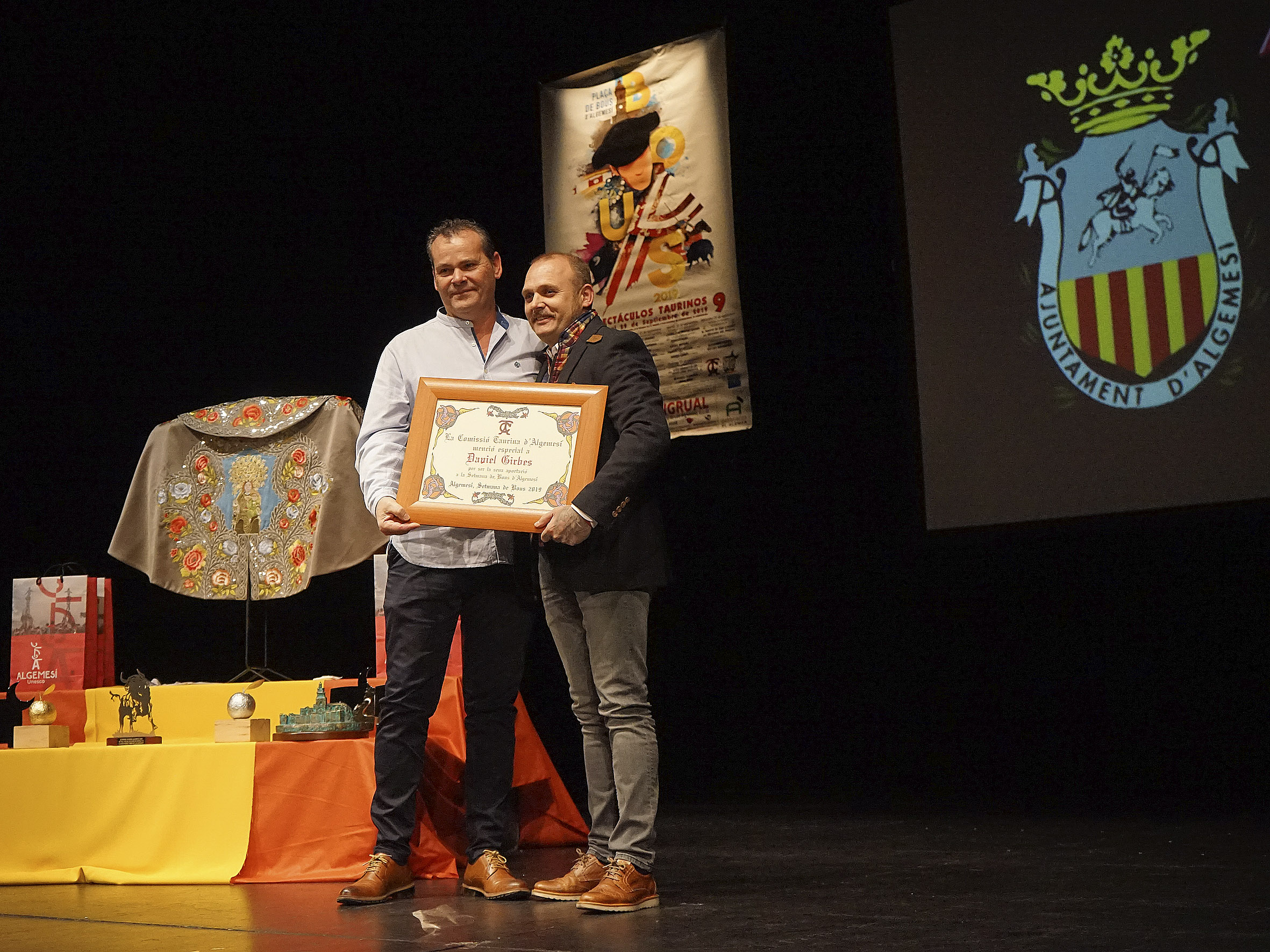 Entrega de premios Semana de Toros 2019. Algemesí, 22 de noviembre de 2019