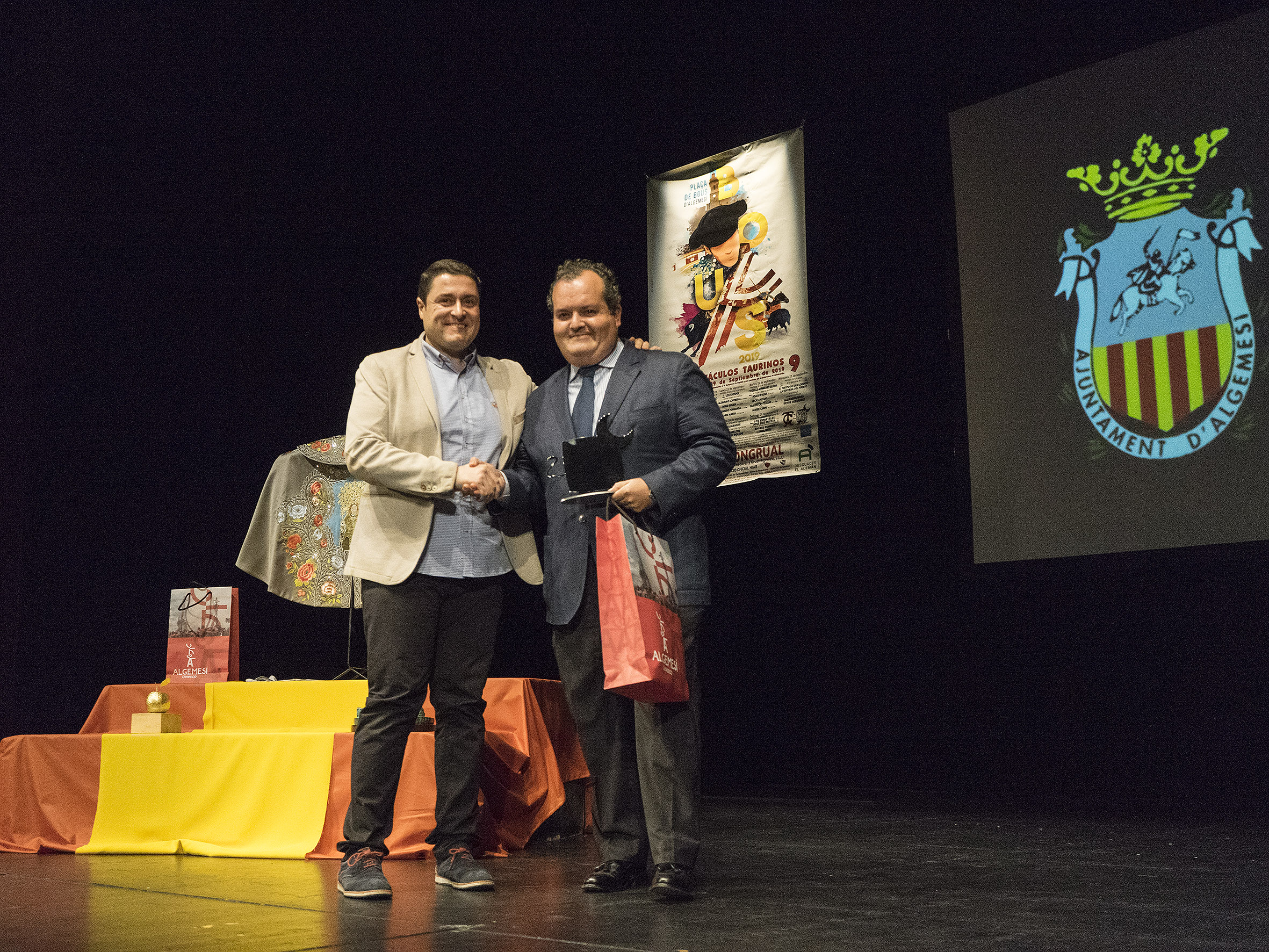 Entrega de premios Semana de Toros 2019. Algemesí, 22 de noviembre de 2019