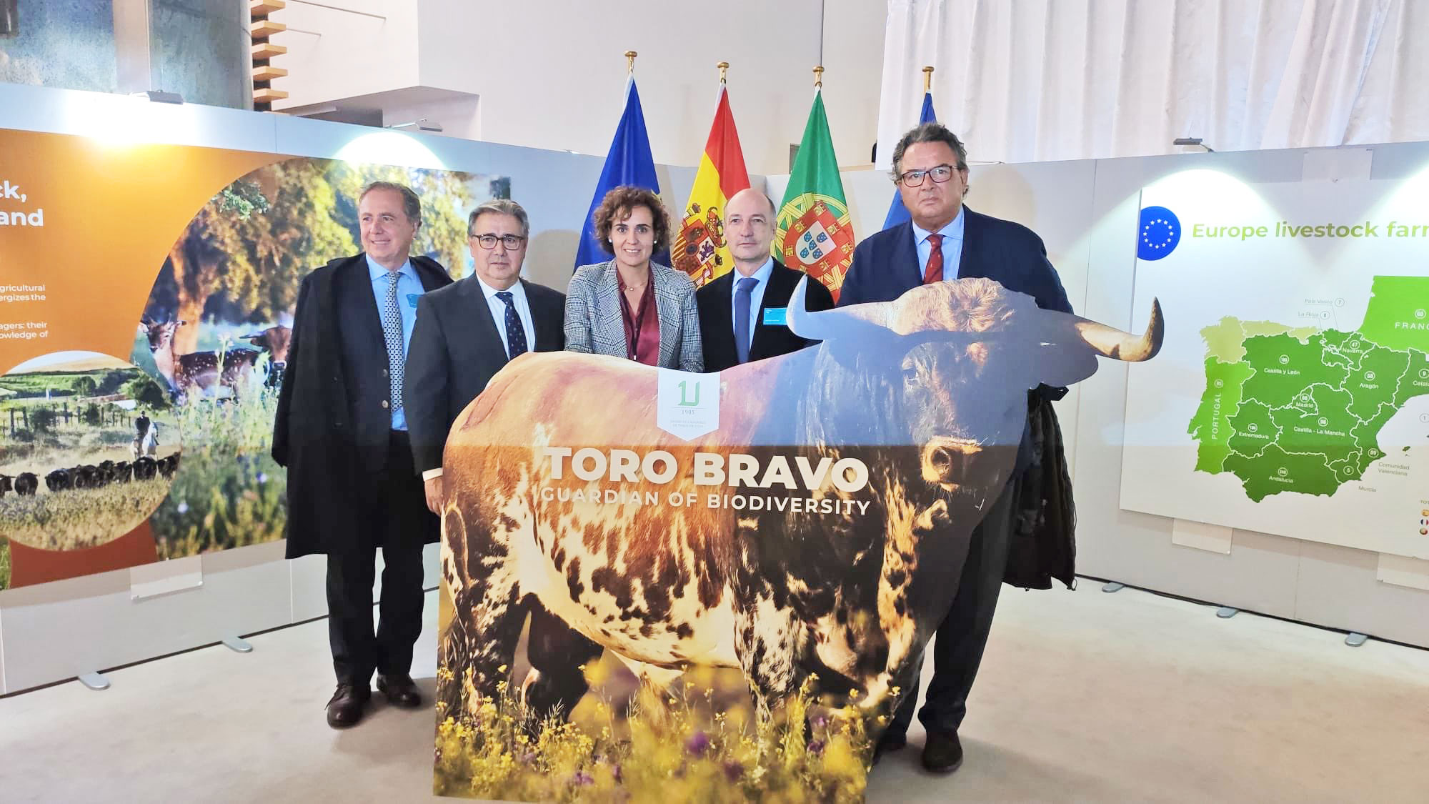 Unión de Criadores de Toros de Lidia, en el Palamento Europeo.