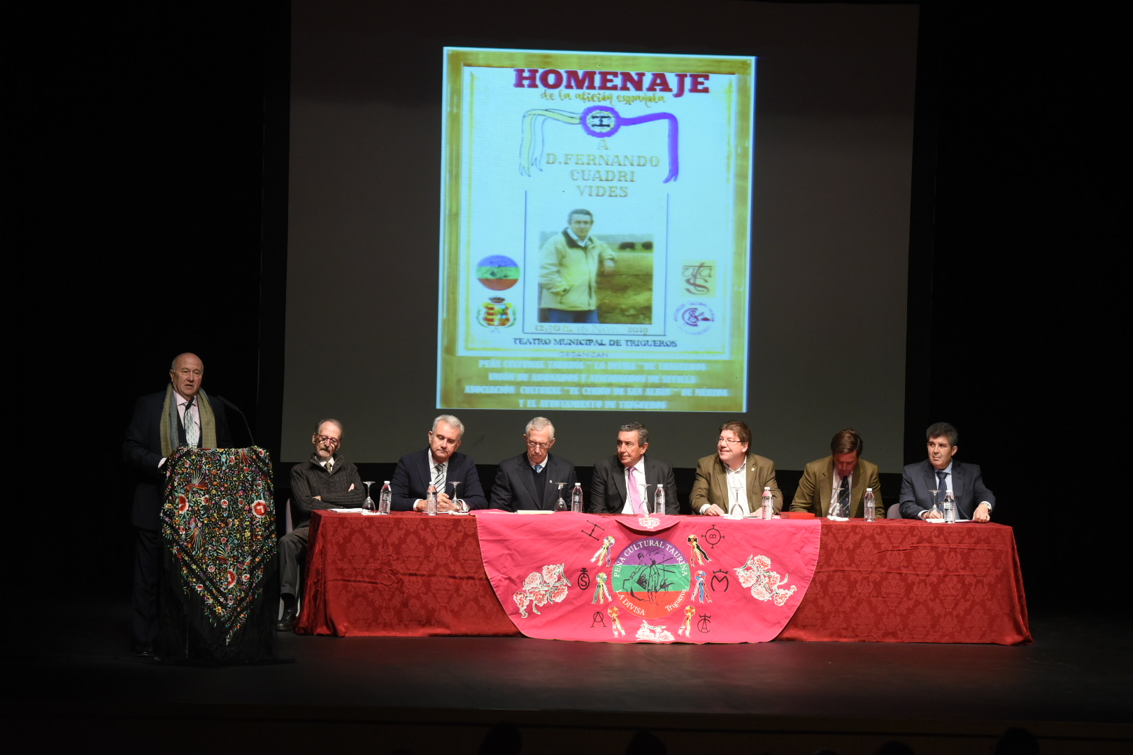 Homenaje a Cuadri en Trigueros. Sábado 16 de noviembre de 2019