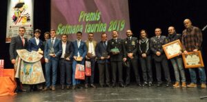 Entrega de premios Semana de Toros 2019. Algemesí, 22 de noviembre de 2019