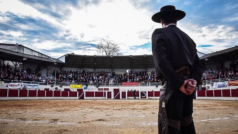 Tomás Rufo y Alejandro Mora, en la novillada de Garlin