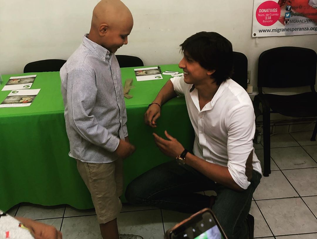 Roca Rey, con los niños con cáncer