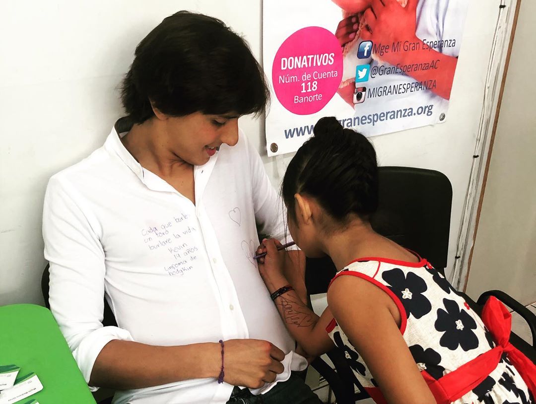 Roca Rey, con los niños con cáncer