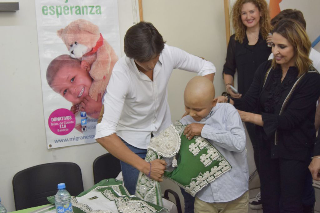 Roca Rey, con los niños con cáncer