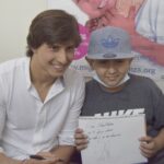 Roca Rey, con los niños con cáncer