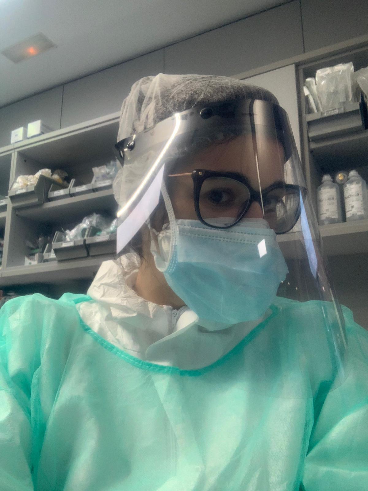 Pantallas contra el coronavirus de Nazario Ibáñez.