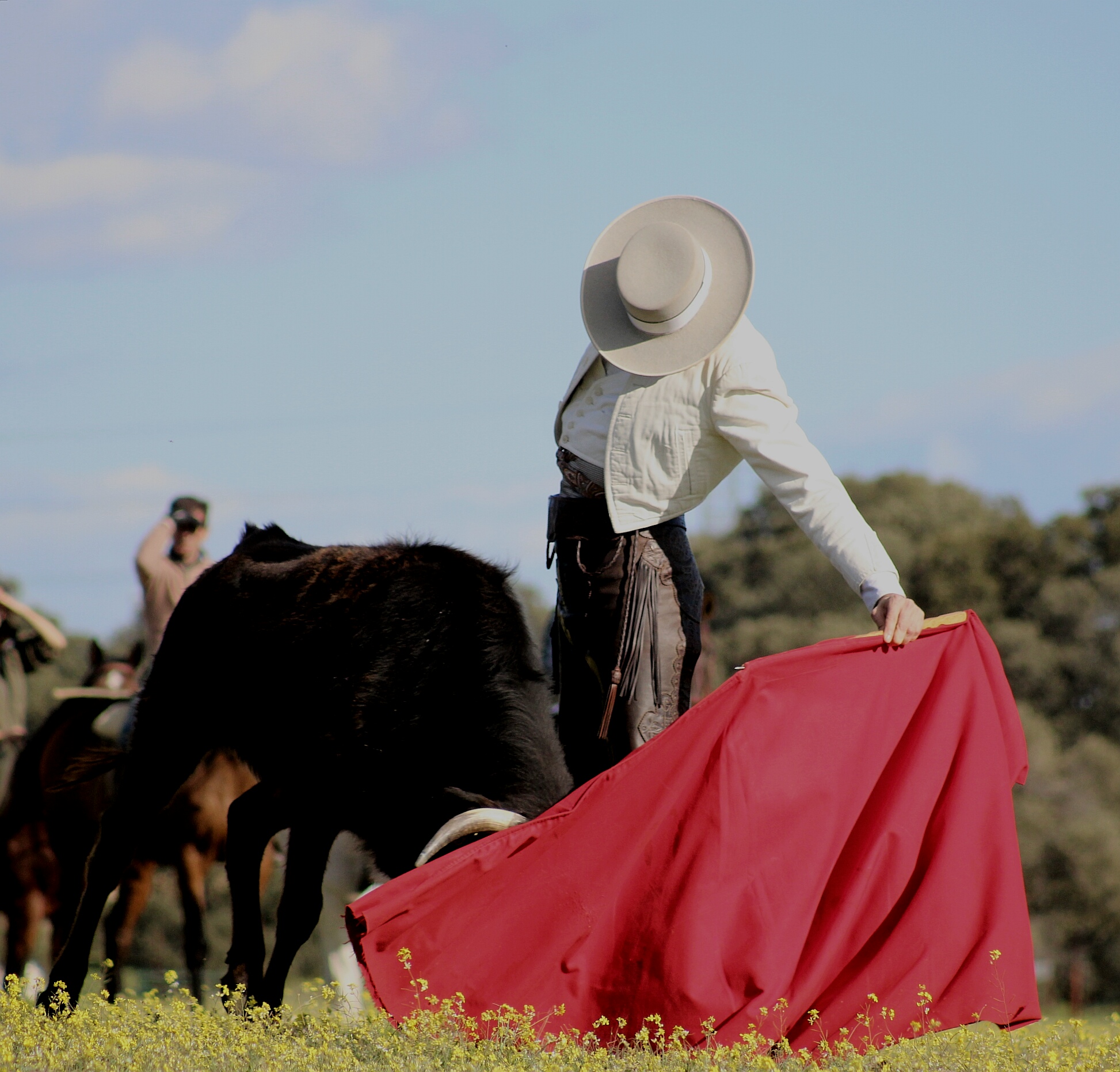 Tentadero a campo abierto
