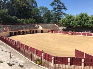 Plaza de toros de Riscle (Francia).