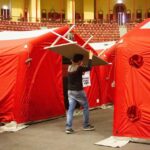 Campo Pequeno se convierte en un hospital de campaña