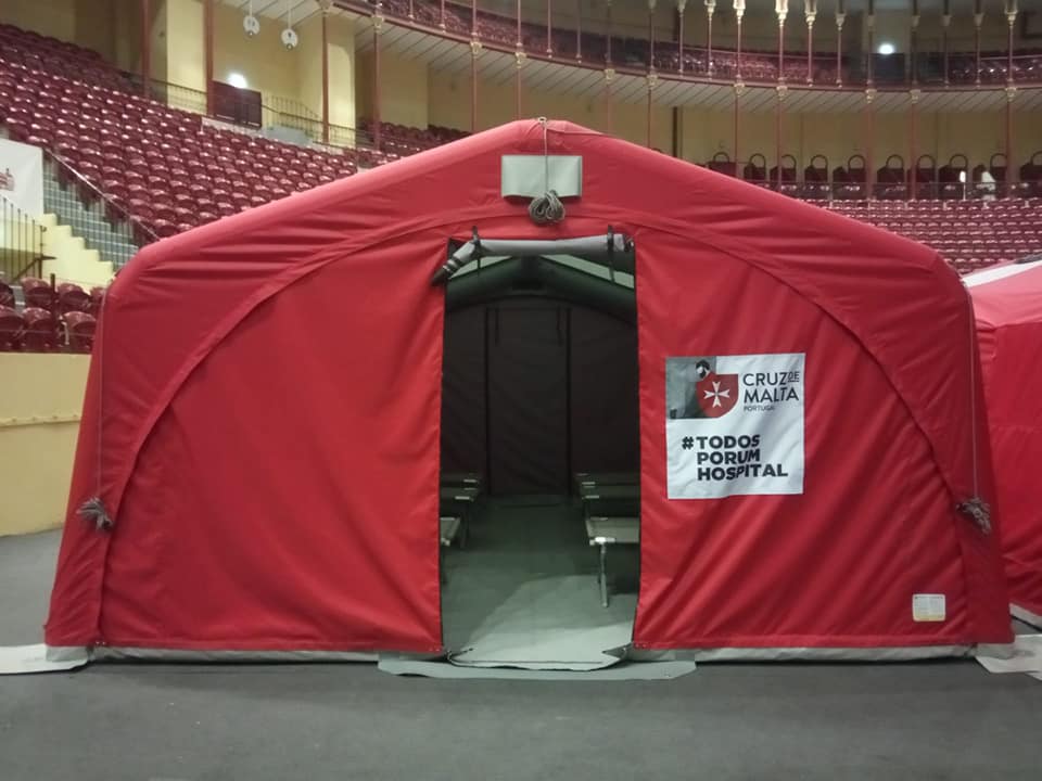 Campo Pequeno se convierte en un hospital de campaña