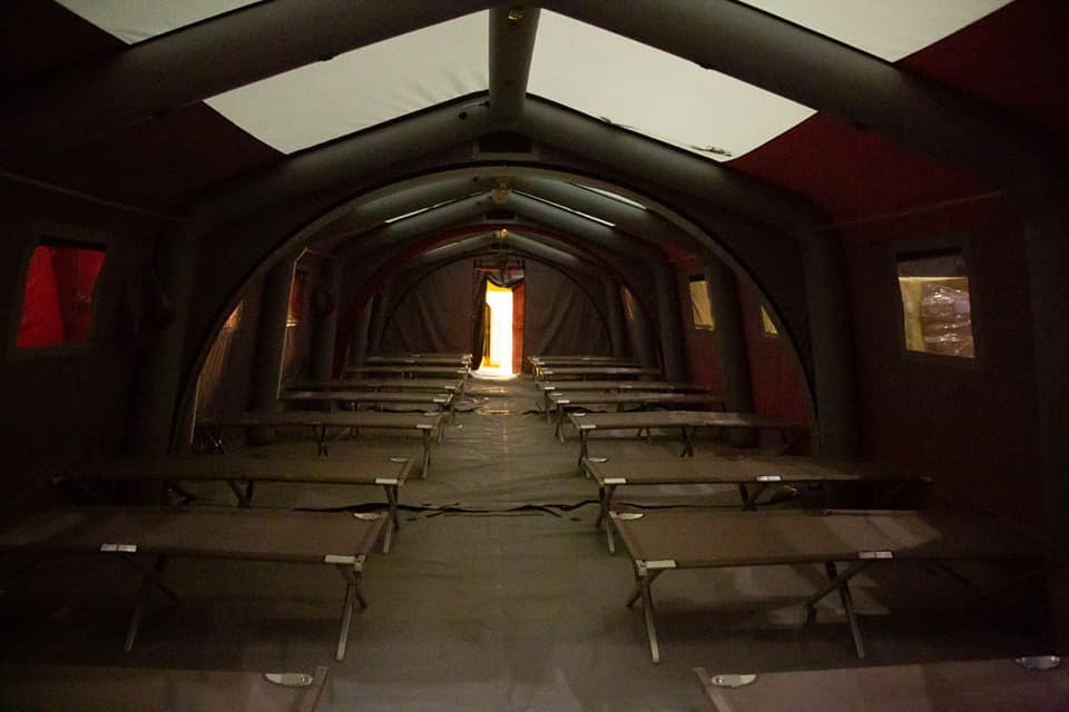 Campo Pequeno se convierte en un hospital de campaña