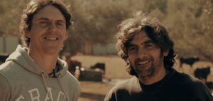 A la izquierda, Raúl Belda, a la derecha, Carlos, ganaderos de Hnos. Cali.