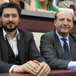 Antonio Lucas y Joaquín Moeckel, en Las Ventas