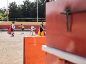 Un entrenamiento de la escuela taurina de Arles. Foto de archivo.