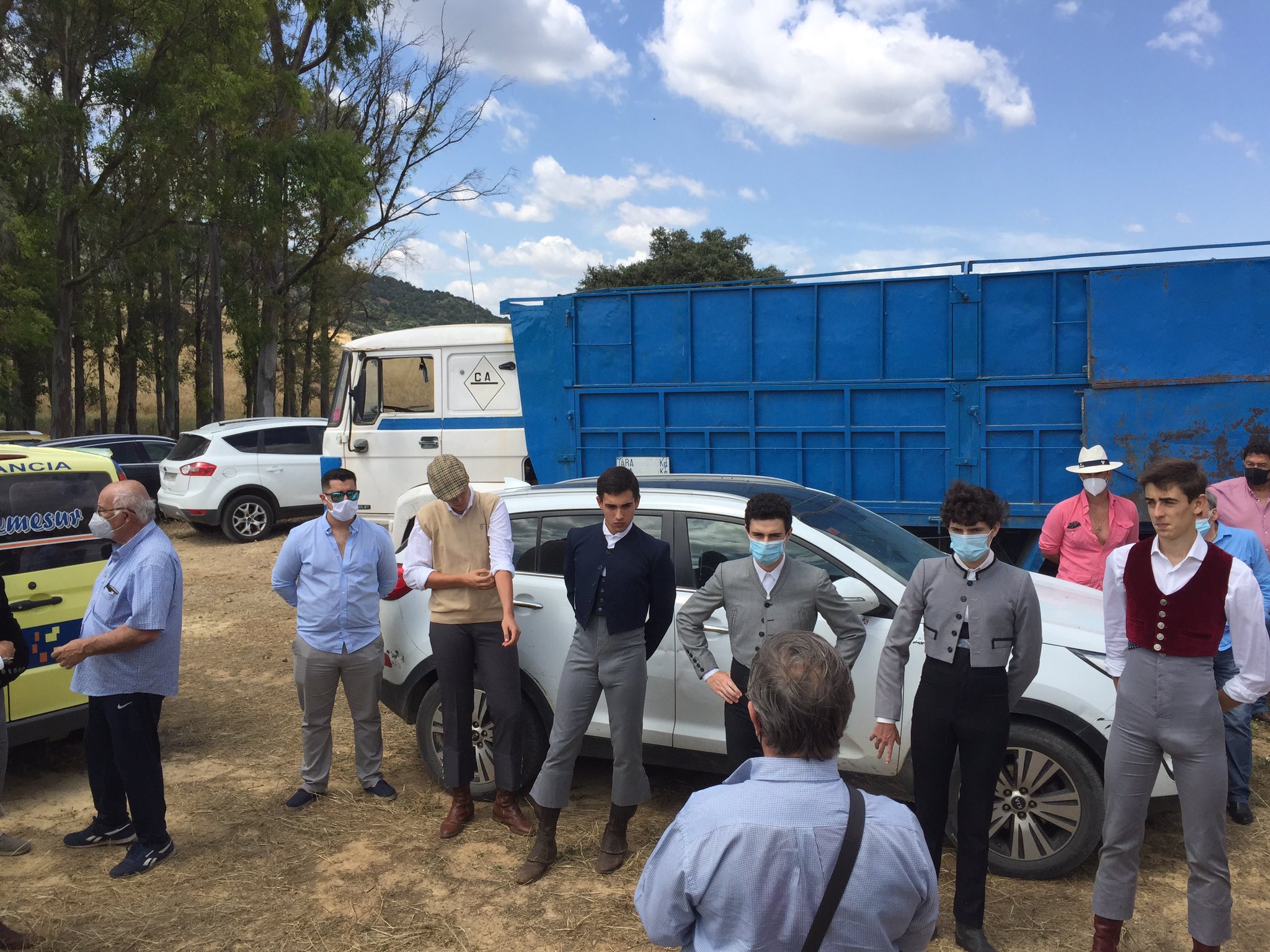 Tentaderos para seleccionar a los alumnos para las novilladas de Canal Sur TV en el XXVI Ciclo de Novilladas sin Picadores en Clase Práctica