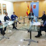 Reunión del sector taurino con el Gobierno de la Región de Murcia.