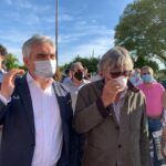 Simón Casas y José Cutiño, en la marcha de Sevilla.