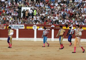 Último paseíllo en la plaza de toros de Oviedo. Fue el 30 de marzo de 2008.