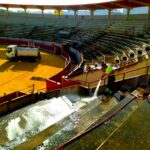 Desinfección de la plaza de toros de Morón de la Frontera
