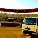 Desinfección de la plaza de toros de Morón de la Frontera