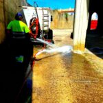 Desinfección de la plaza de toros de Morón de la Frontera