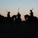 Tentadero de machos en la ganadería de Murube