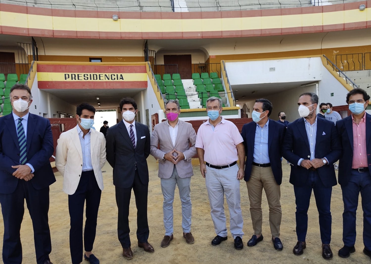 Presentación de la corrida de toros de Estepona del 1 de agosto de 2020