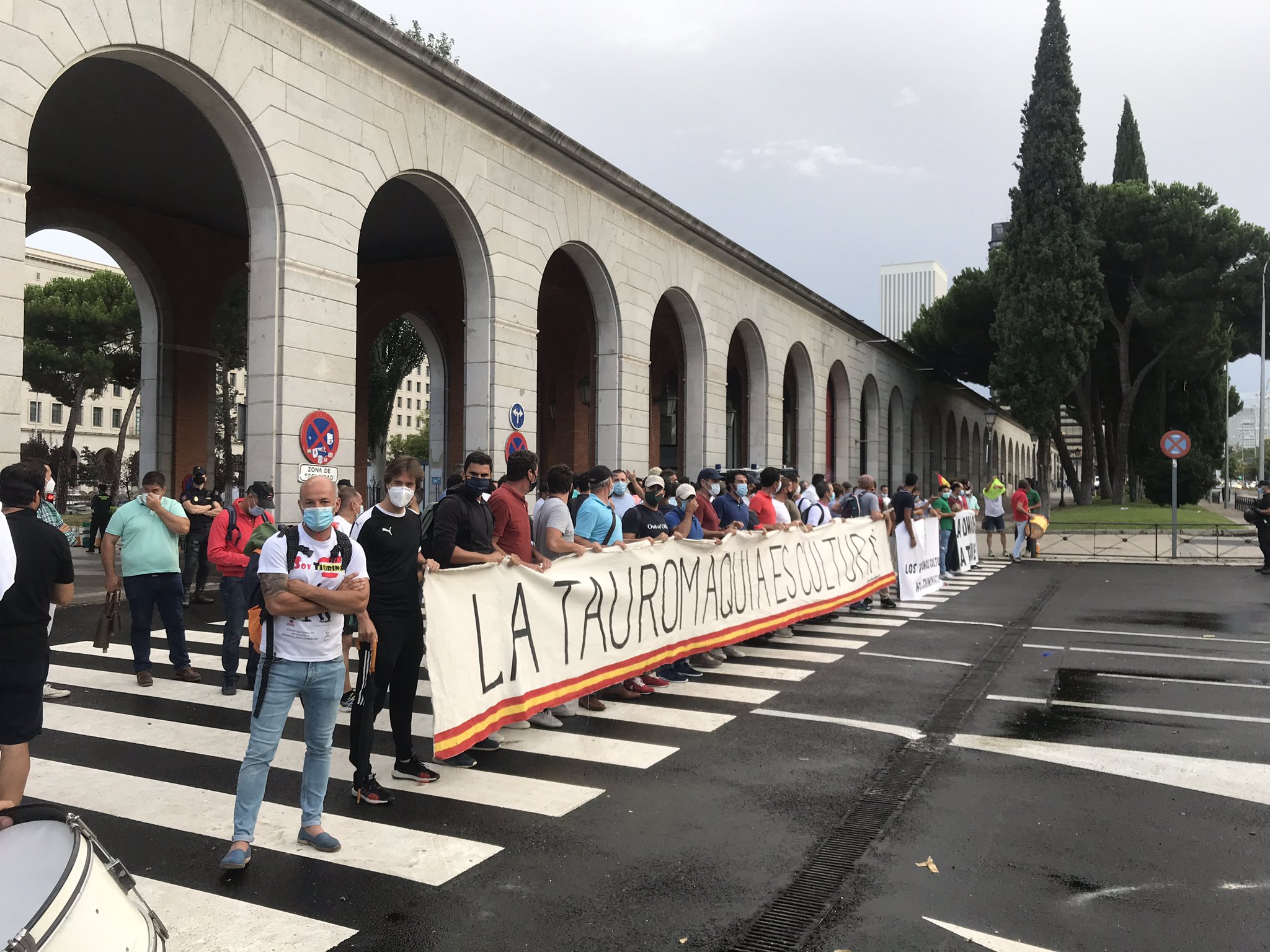 El toreo corta la Castellana