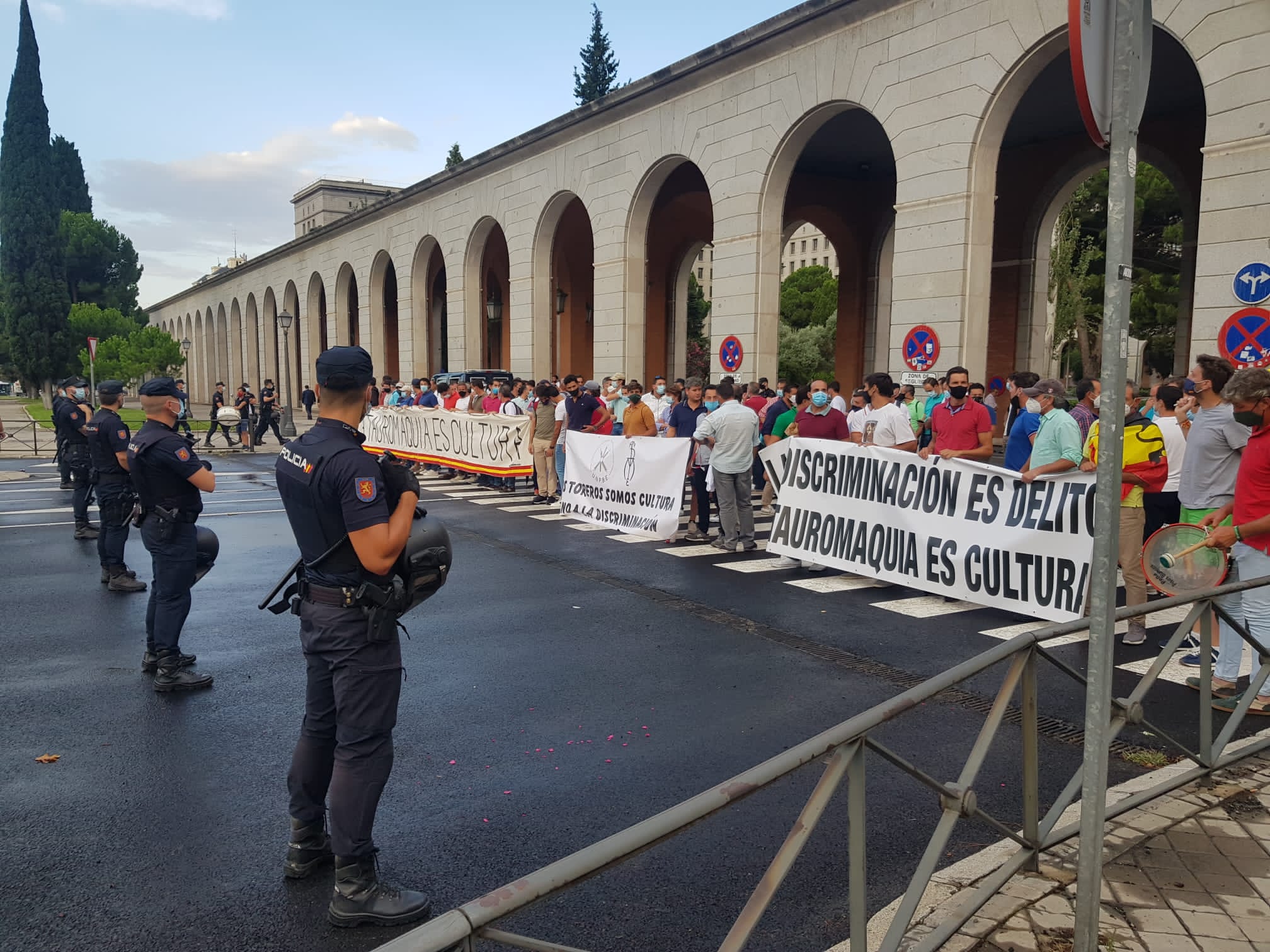 El toreo corta la Castellana