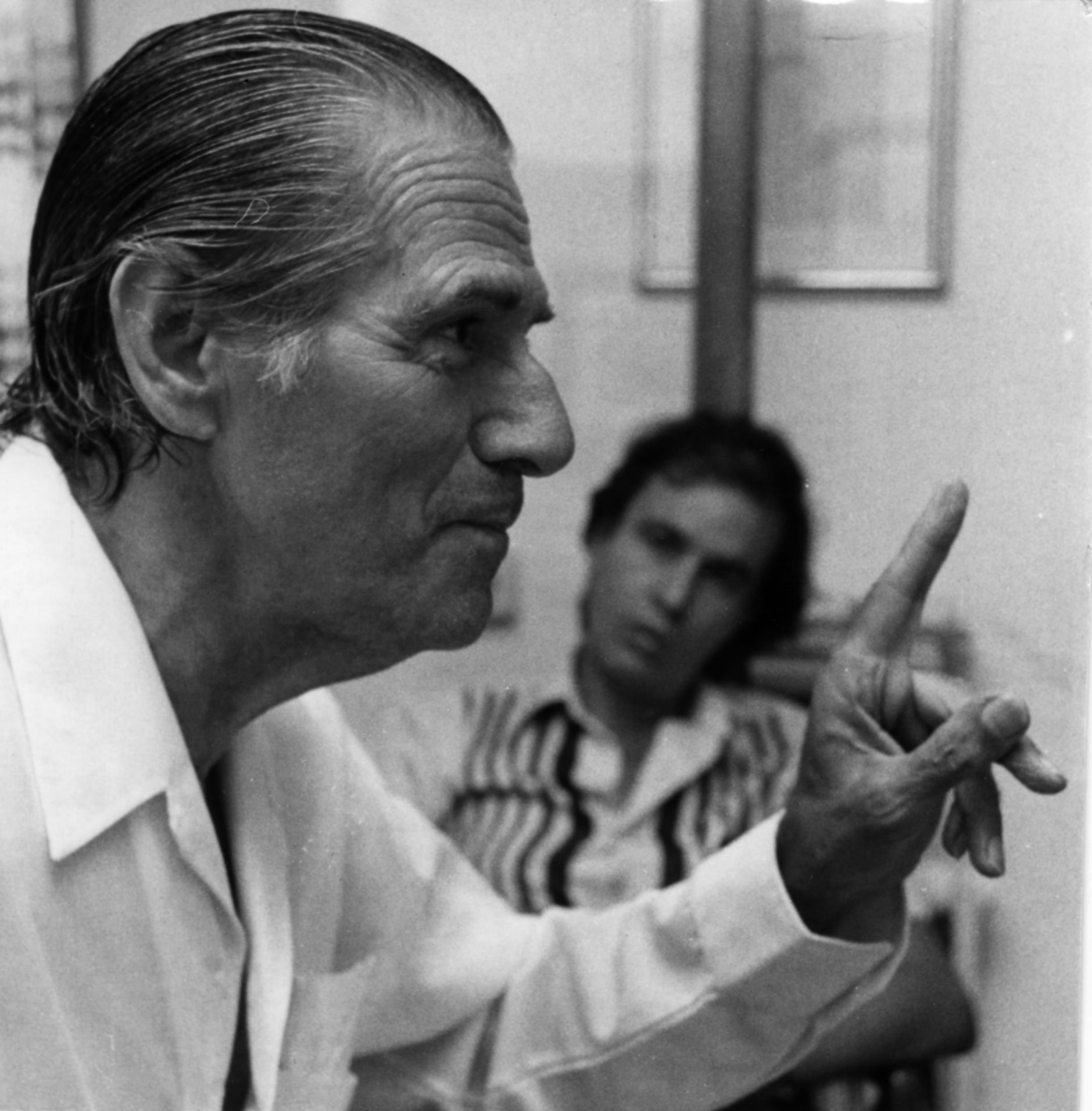 El catalán, durante su estancia en el sanatorio de Benicasim.