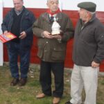 Con el Club Taurino de Pamplona en su finca Tabera.